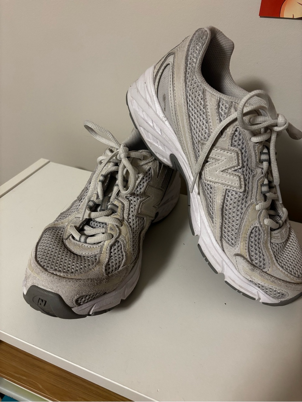 New Balance 740 Gray Mesh Running Sneakers